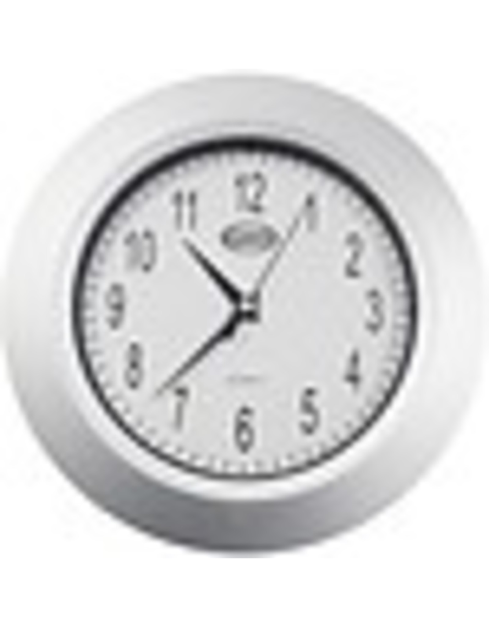 CLOCK,WALL, 10''DIA. QRTZ*CHRME