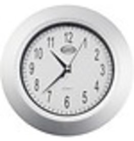 CLOCK,WALL, 10''DIA. QRTZ*CHRME