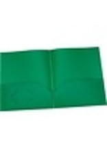 PORTFOLIO POLY 2-POCKET *GREEN