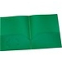 PORTFOLIO POLY 2-POCKET *GREEN