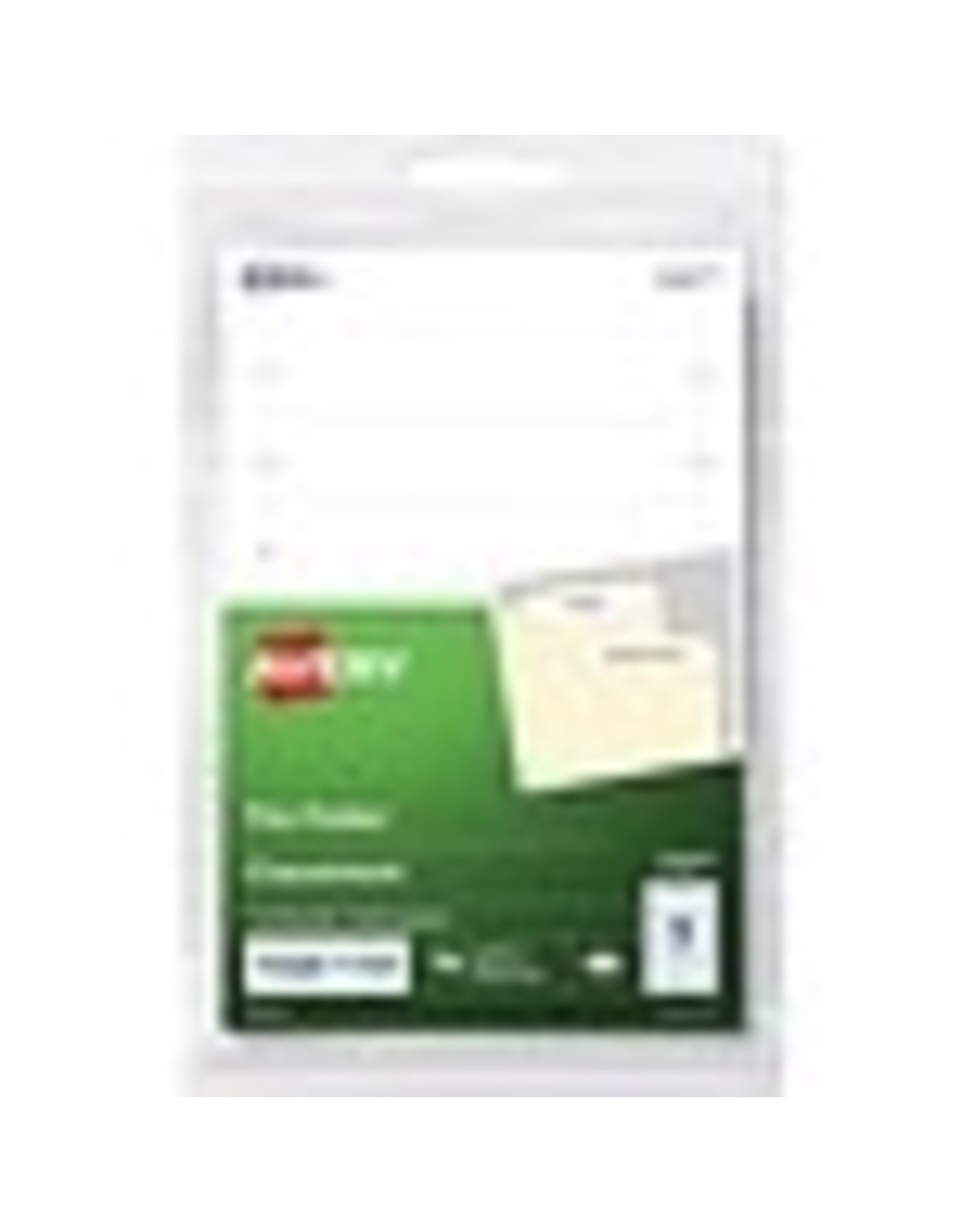 LABEL,F/FLDR PERM*WHITE *70/PK