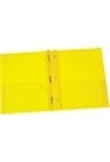 PORTFOLIO POLY 2PCKT+PRONG*YLW