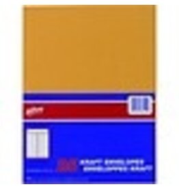ENV #7 KRAFT 9X12, 25/PK