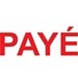 STAMP 4911/CB RED ''PAYE''