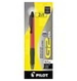 GEL PEN STYLUS.7mm RED BRL*BLK