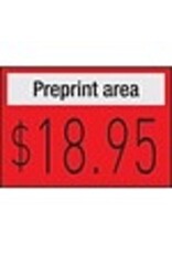 LABEL PERM RED 1130 10RLX2500