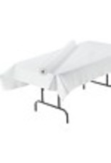 TABLE CVR WHT PPR ROLL 54X150