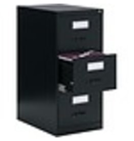 3 DRAWER VERTICAL FILE/BLACK