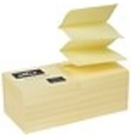 POP UP NOTE 3X3 YLW,100sh,12PK