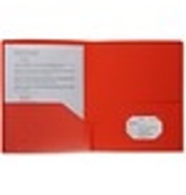 PORTFOLIO,POLY,2 PKT,RED