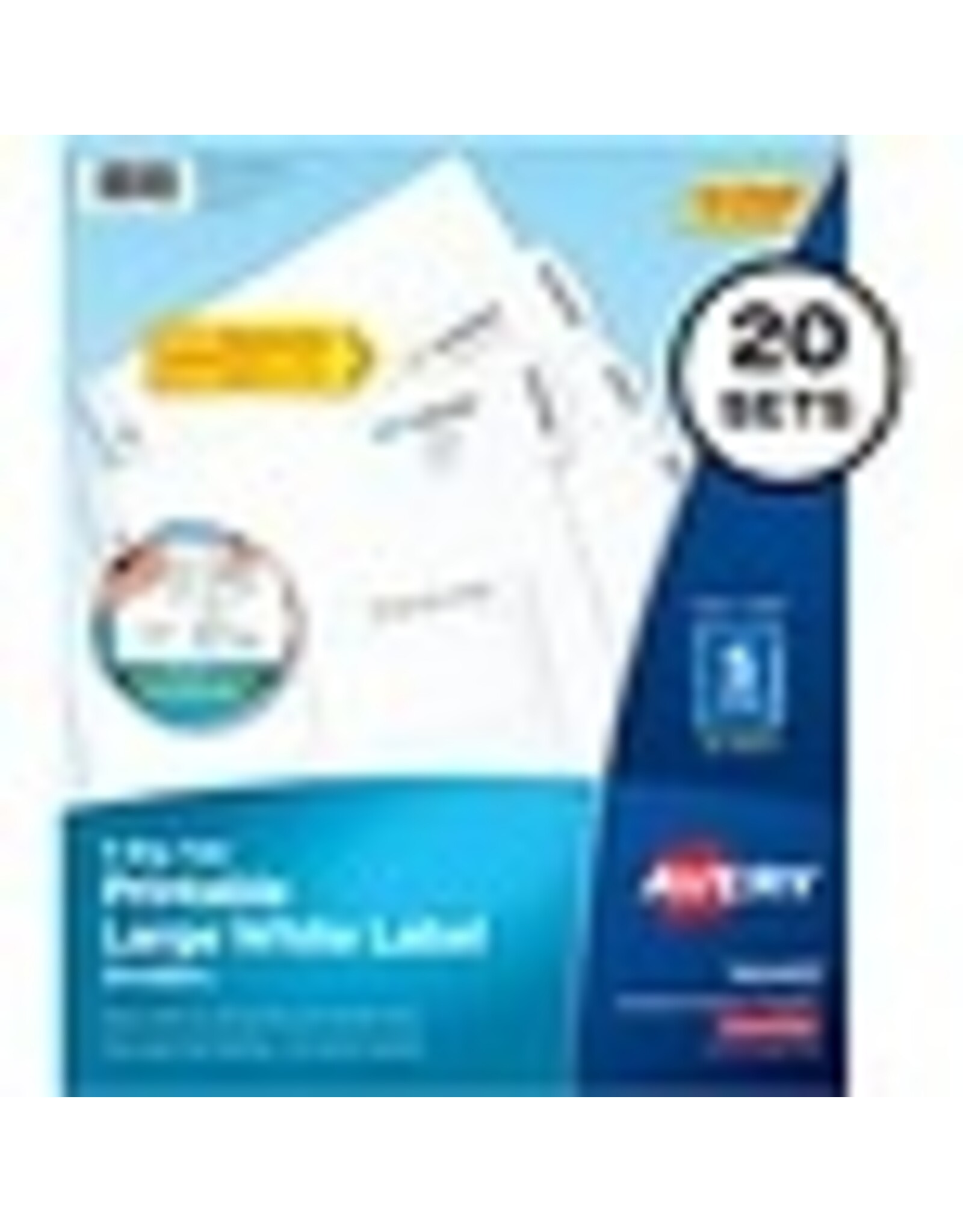 INDEX CUST.5TAB LASER WHT,20pk