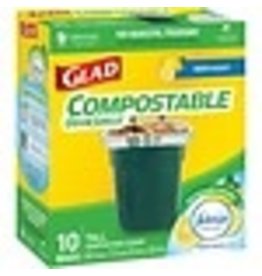 GLAD COMPOSTABLE 49L TALL*10bx