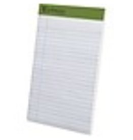 PERF PAD LGL RULE 5x8 WHT*6/PK
