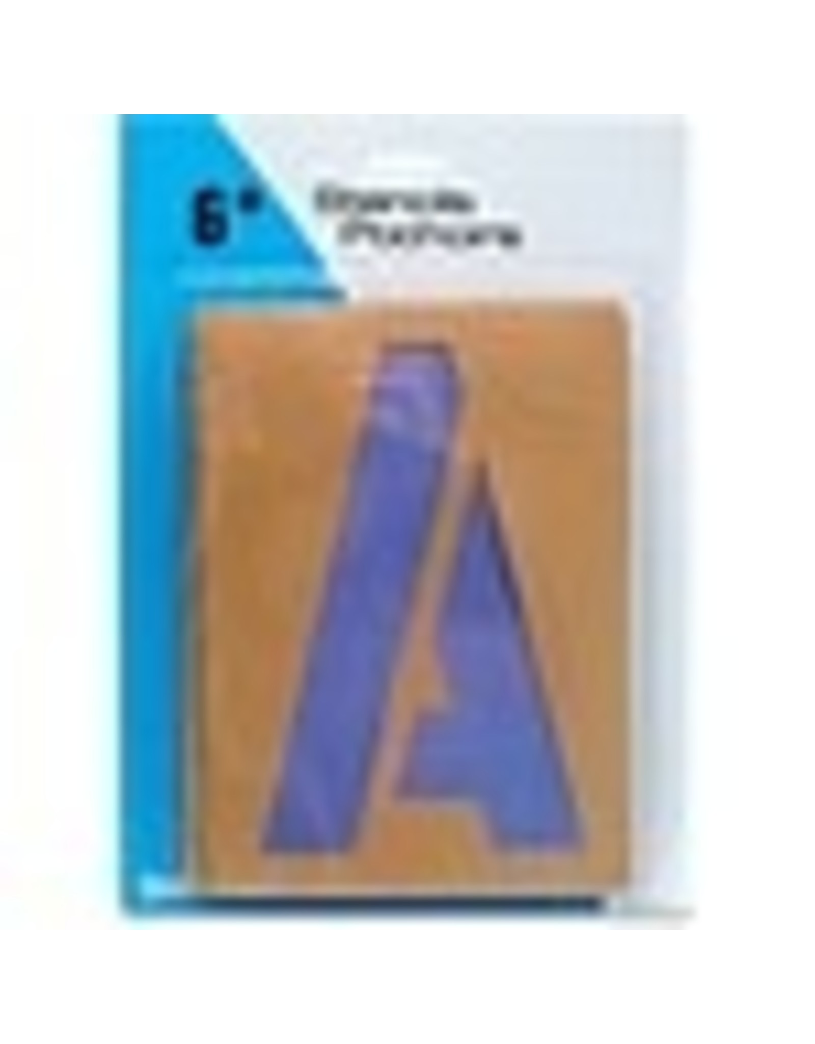 STENCIL 6'' LETTERS/NUMBERS