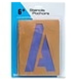 STENCIL 6'' LETTERS/NUMBERS