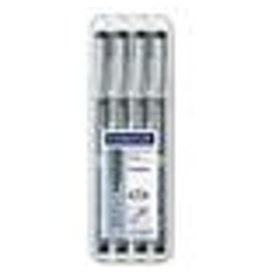 PIGMENT LINER, ASST SZ*BLK*4st