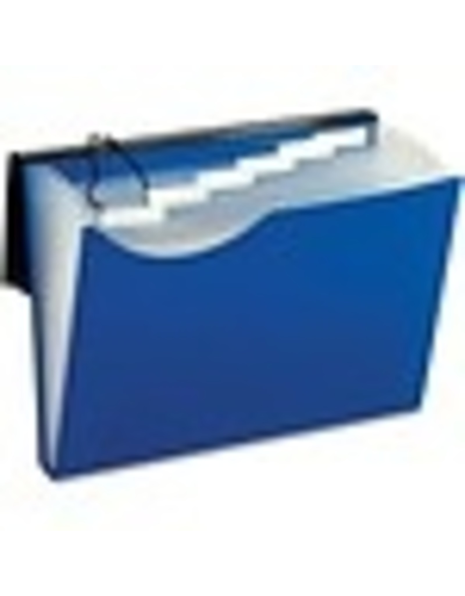 POLY FILE 7-POCKET LTR  *BLUE