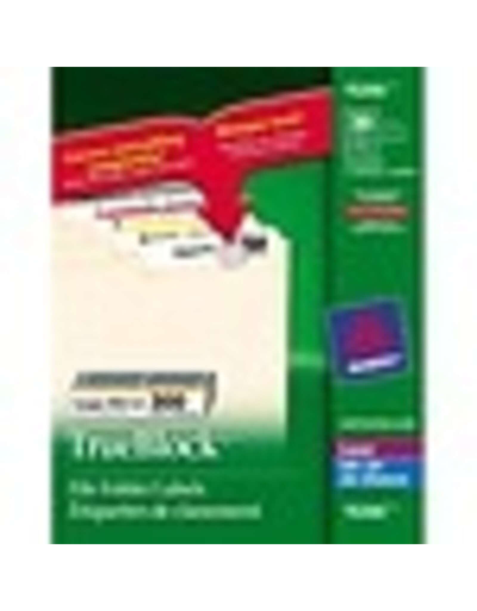 LABEL F/FLDR TRUE BLOCK 300/PK