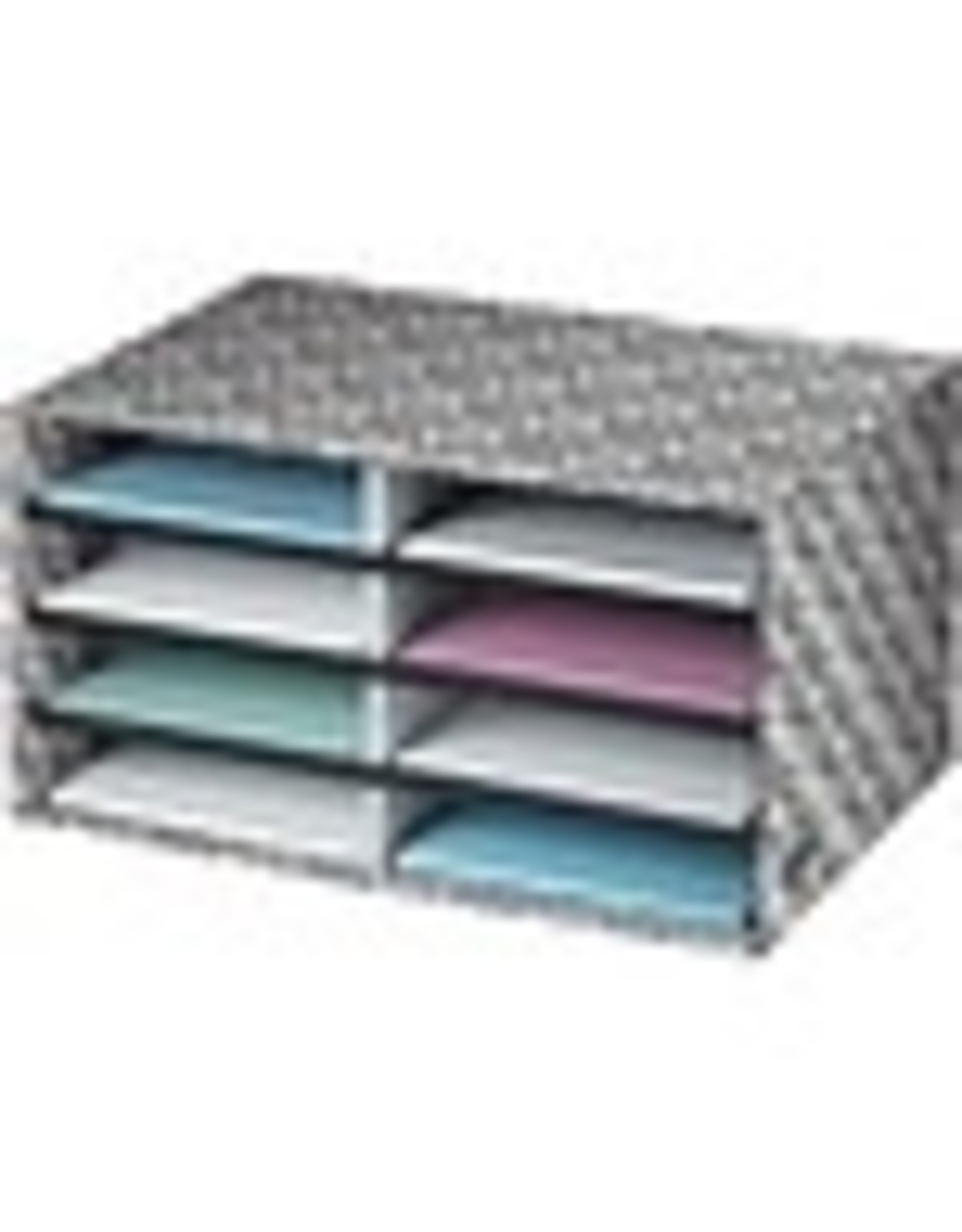 LIT ORGNZR 8-COMPART BROCADE