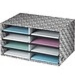 LIT ORGNZR 8-COMPART BROCADE