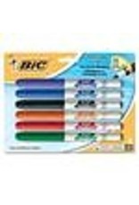 MARKER WHITEBRD G/E FN AST*6pk