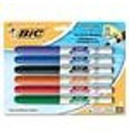 MARKER WHITEBRD G/E FN AST*6pk
