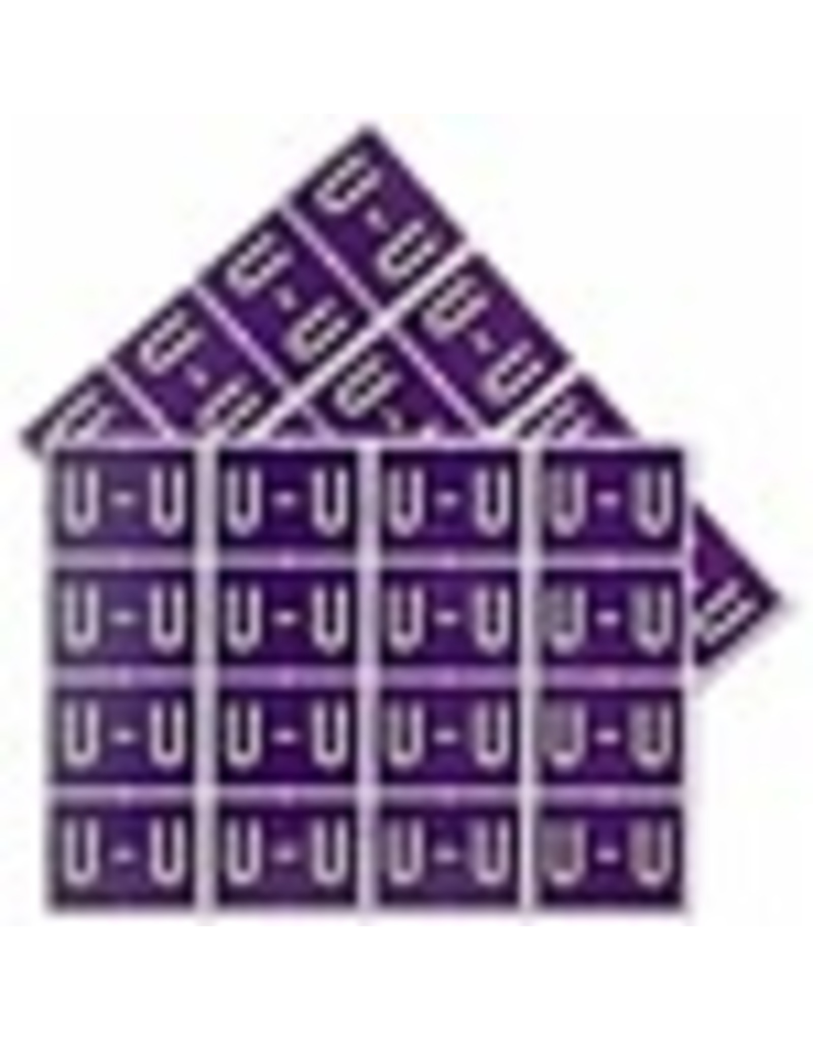 FILE LABEL* U - PURPLE *240/PK