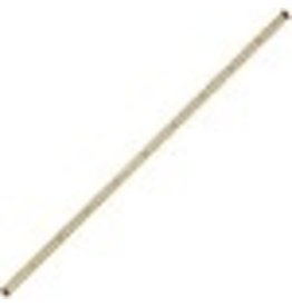 RULER WOOD METAL ENDS, 1 METRE