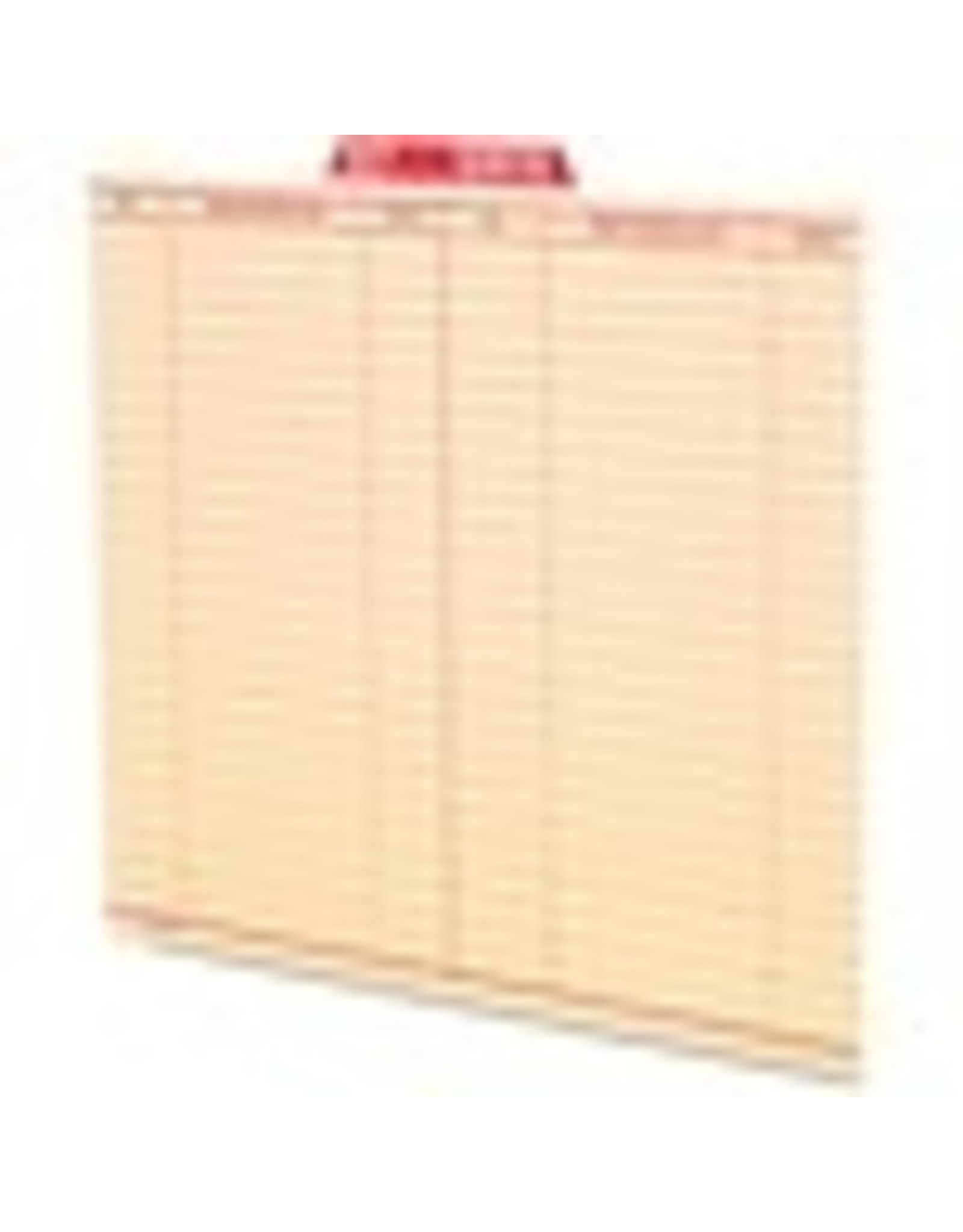 OUT GUIDE VERTICAL LTR  *1C/BX