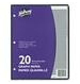 LOOSELEAF, MTRC 1SD QUAD 20sht