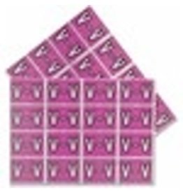 FILE LABEL* V - LILAC  *240/PK