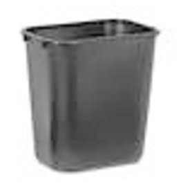 WASTEBASKET MED REC 15''H*BLACK