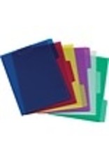 VIEW FLDR, POLY 1/3CUT  *ASST