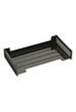 TRAY LGL RECYCL STACKING*BLACK