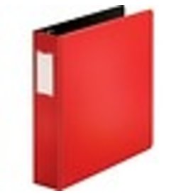 BINDER HVY DUTY D-RING 2'',RED