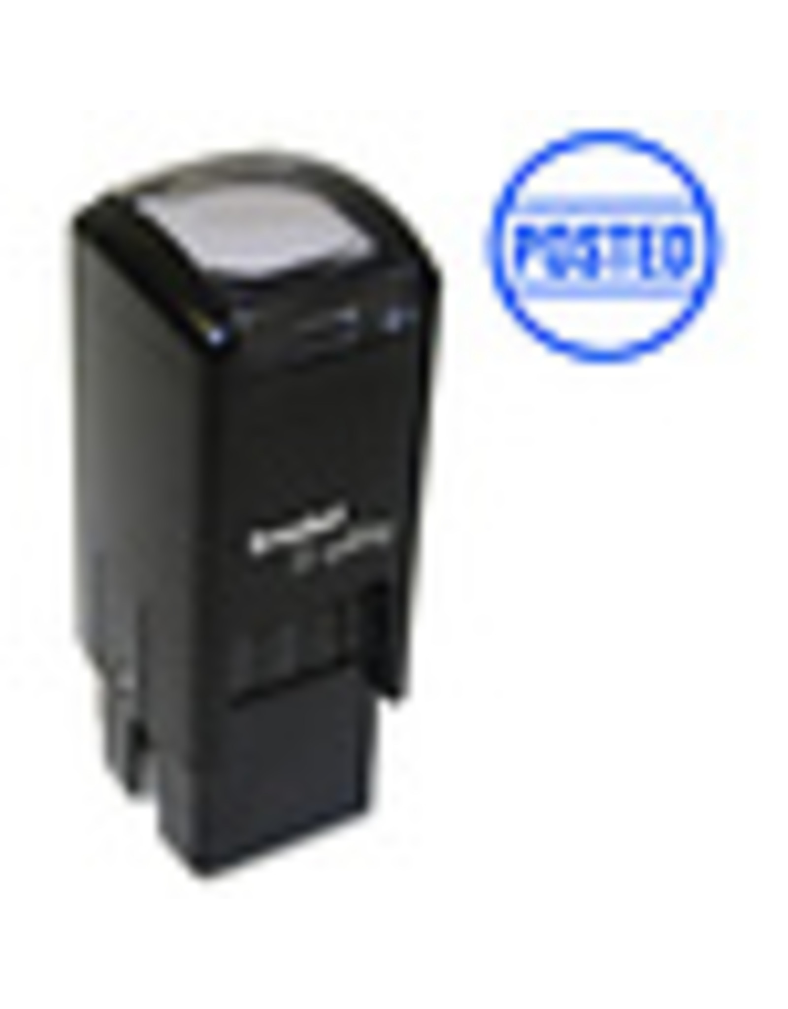 S-PRINTY STAMP SML*POSTED(BLU)