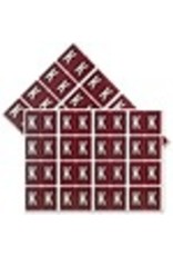 FILE LABEL* K - BROWN  *240/PK