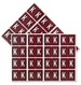 FILE LABEL* K - BROWN  *240/PK