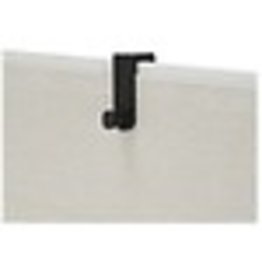 OVER-THE-PANEL SINGLE HOOK,BLK