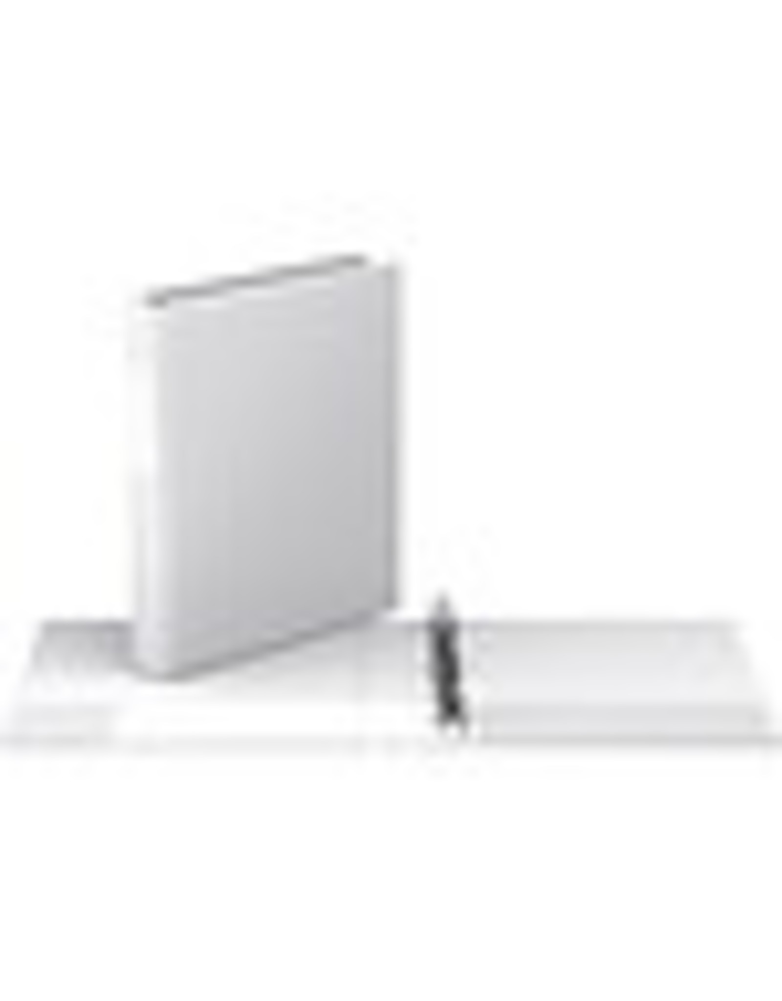 BINDER D-RING 1'' COMMERC*WHITE