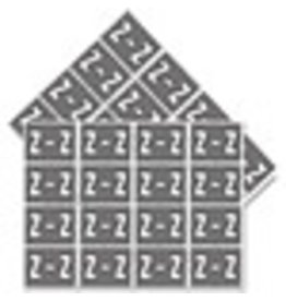 FILE LABEL* Z - GRY/WHT*240/PK