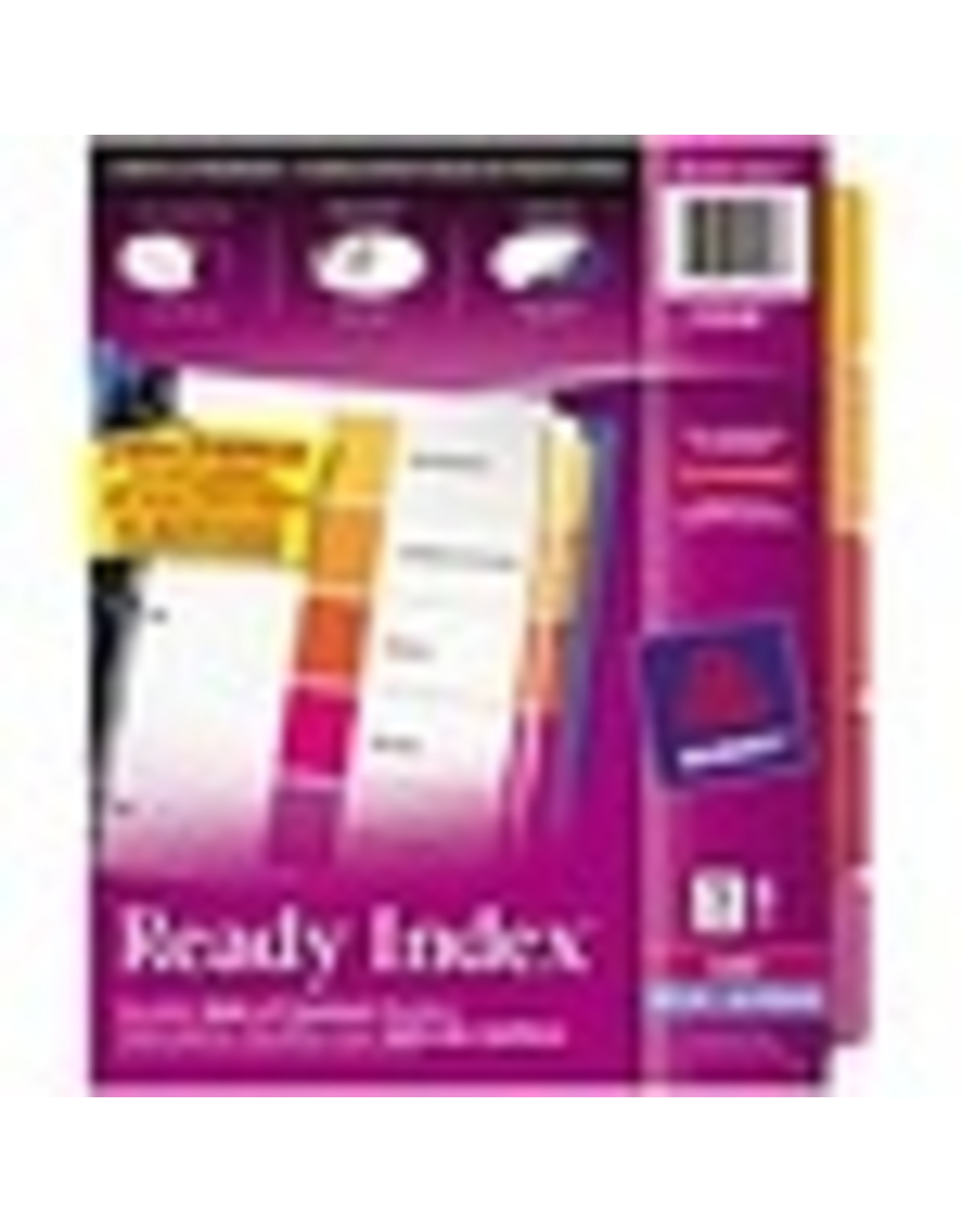LASER READYINDEX 5TAB ASST*6ST