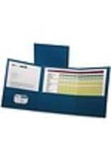 FLDR TRIFOLD PCKT*BLUE  *20/BX