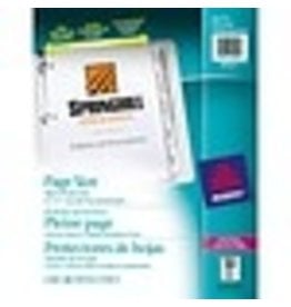 SHEET PROTCT PGE SIZE CLR 50PK