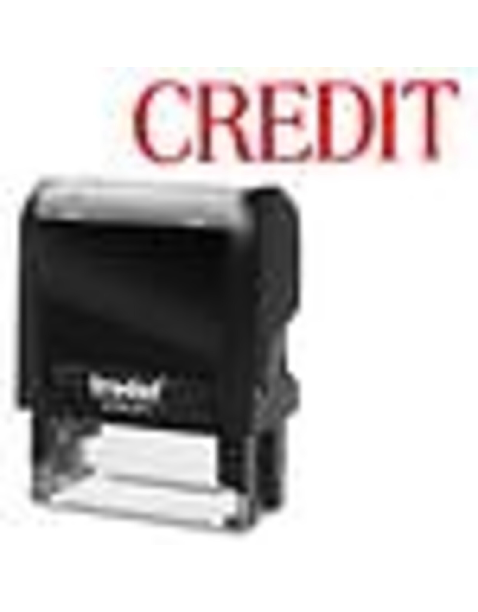 S-PRINTY STAMP LRG*CREDIT(RED)