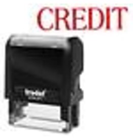 S-PRINTY STAMP LRG*CREDIT(RED)