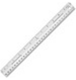 RULER,12'',PLASTIC