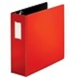 BINDER HVY DUTY D-RING 4'',RED