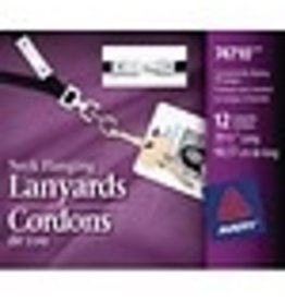 LANYARD BLACK           *12/PK