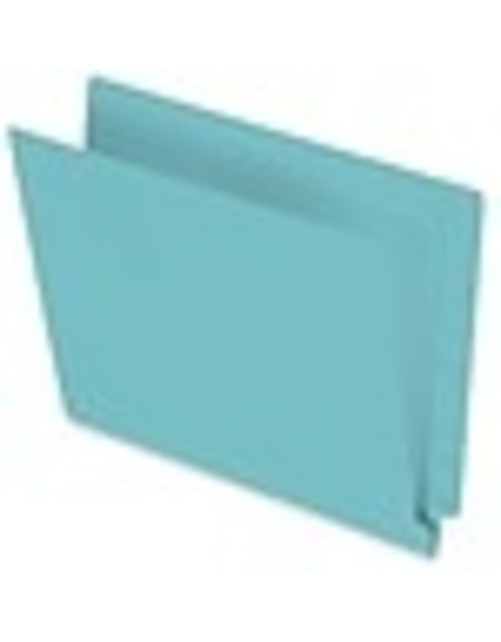 FILE FLDR SHELF LTR*TURQ*1C/BX